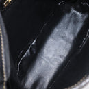 FENDI Pecan Canvas Shoulder Bag PVC Black Brown gold Auth fm5072-17