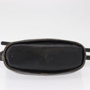 FENDI Pecan Canvas Shoulder Bag PVC Black Brown gold Auth fm5072-9