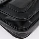 SAINT LAURENT Umhängetasche Leder Schwarz gold Original fm5080-10