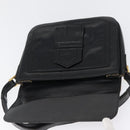 SAINT LAURENT Umhängetasche Leder Schwarz gold Original fm5080-11