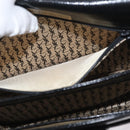 SAINT LAURENT Umhängetasche Leder Schwarz gold Original fm5080-25
