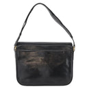 SAINT LAURENT Umhängetasche Leder Schwarz gold Original fm5080-2