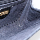 GUCCI Shoulder Bag Leather Black Gold 004 056 0219 Auth fm5081-21