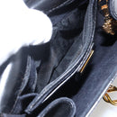 GUCCI Shoulder Bag Leather Black Gold 004 056 0219 Auth fm5081-11