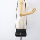 GUCCI Shoulder Bag Leather Black Gold 004 056 0219 Auth fm5081-24