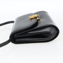 GUCCI Shoulder Bag Leather Black Gold 004 056 0219 Auth fm5081-3