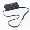 GUCCI Shoulder Bag Leather Black Gold 004 056 0219 Auth fm5081-7