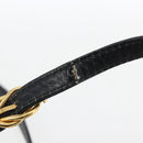 GUCCI Shoulder Bag Leather Black Gold 004 056 0219 Auth fm5081-8