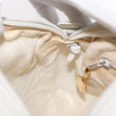 GUCCI Flora Shoulder Bag Canvas Leather White Gold 007 14 0068 Auth fm5083-20