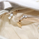 GUCCI Flora Shoulder Bag Canvas Leather White Gold 007 14 0068 Auth fm5083-21