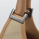 GUCCI Jackie Shoulder Bag Canvas Leather Beige Silver 002 1067 Auth fm5084-10