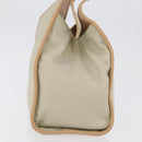 GUCCI Jackie Shoulder Bag Canvas Leather Beige Silver 002 1067 Auth fm5084-3