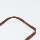 GUCCI Shoulder Bag Leather Brown Gold 007 984 0065 Auth fm5085-8