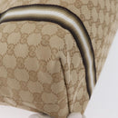 GUCCI GG Canvas Tragetasche Beige Gold 137396 Auth fm5086-17