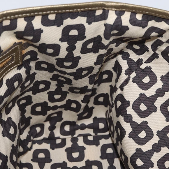 GUCCI GG Canvas Tragetasche Beige Gold 137396 Auth fm5086