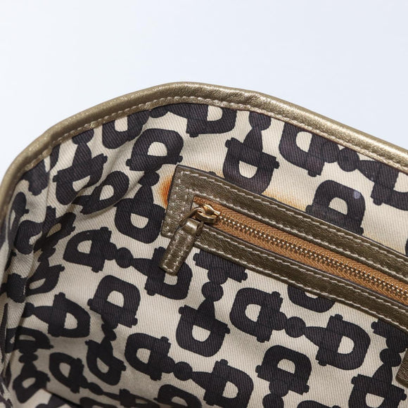 GUCCI GG Canvas Tragetasche Beige Gold 137396 Auth fm5086