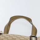 GUCCI GG Canvas Tragetasche Beige Gold 137396 Auth fm5086-14