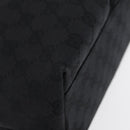 GUCCI GG Canvas Handtas Zwart Zilver 002 1080 Auth fm5087-10