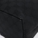 GUCCI GG Canvas Handtas Zwart Zilver 002 1080 Auth fm5087-13