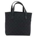 GUCCI GG Canvas Handtas Zwart Zilver 002 1080 Auth fm5087-3