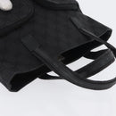GUCCI GG Canvas Handtas Zwart Zilver 002 1080 Auth fm5087-6