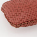 BOTTEGA VENETA INTRECCIATO Hobo Shoulder Bag Leather Outlet Pink Auth fm5096-11