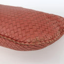 BOTTEGA VENETA INTRECCIATO Hobo Shoulder Bag Leather Outlet Pink Auth fm5096-12
