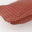 BOTTEGA VENETA INTRECCIATO Hobo Shoulder Bag Leather Outlet Pink Auth fm5096-13