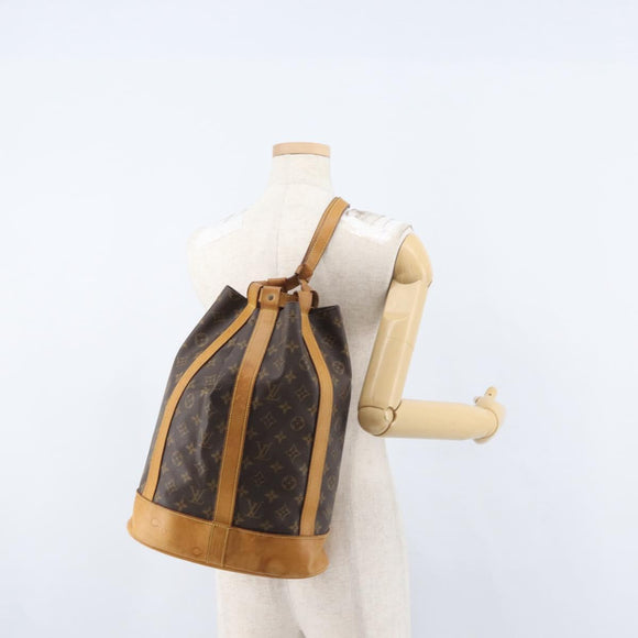 LOUIS VUITTON Monogram Randonnee PM Shoulder Bag M42243 LV Auth fm5097