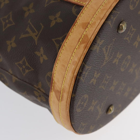 LOUIS VUITTON Monogram Bucket GM Shoulder Bag M42236 LV Auth fm5099