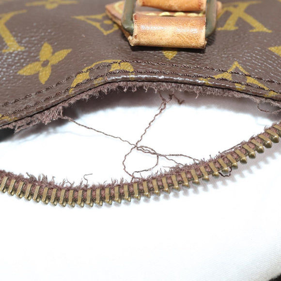 LOUIS VUITTON Monogram Speedy 35 Hand Bag M41524 LV Auth fm5101