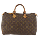 LOUIS VUITTON Monogram Speedy 35 Hand Bag M41524 LV Auth fm5101-2