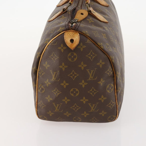 LOUIS VUITTON Monogram Speedy 35 Hand Bag M41524 LV Auth fm5101
