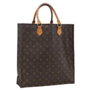 LOUIS VUITTON Monogram Sac Plat Hand Bag M51140 LV Auth fm5103-1