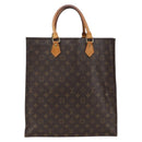LOUIS VUITTON Monogram Sac Plat Hand Bag M51140 LV Auth fm5103-13
