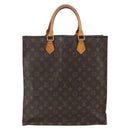 LOUIS VUITTON Monogram Sac Plat Hand Bag M51140 LV Auth fm5103-2