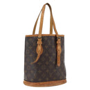 LOUIS VUITTON Monogram Bucket PM Shoulder Bag M42238 LV Auth fm5104-1
