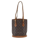 LOUIS VUITTON Monogram Bucket PM Shoulder Bag M42238 LV Auth fm5105-13