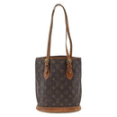 LOUIS VUITTON Monogram Bucket PM Shoulder Bag M42238 LV Auth fm5105-2