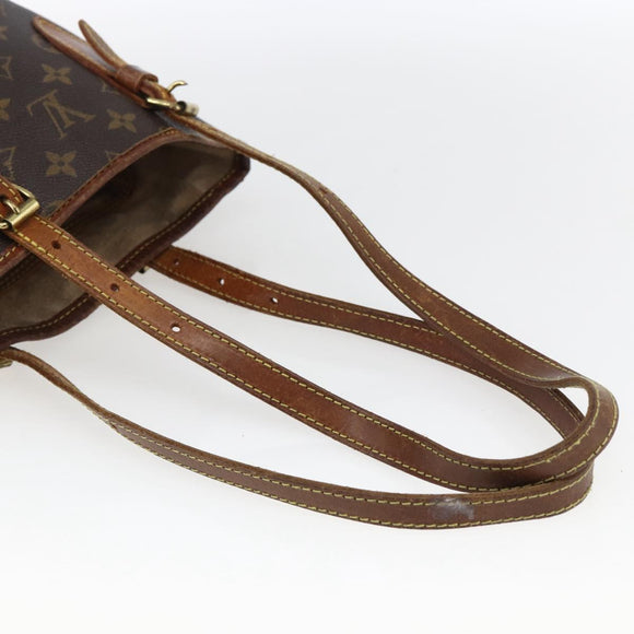 LOUIS VUITTON Monogram Bucket PM Shoulder Bag M42238 LV Auth fm5105
