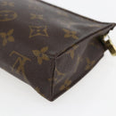 LOUIS VUITTON Monogram Poche Toilette 15 Etui M47546 LV Auth fm5107-15