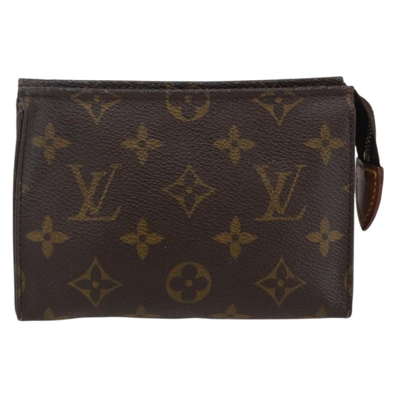 LOUIS VUITTON Monogram Poche Toilette 15 Etui M47546 LV Auth fm5107