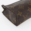 LOUIS VUITTON Monogram Poche Toilette 15 Etui M47546 LV Auth fm5107-14
