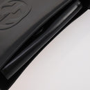 GUCCI Interlocking Bag Patent leather Black Silver 000 2023 0506 Auth fm5110-6