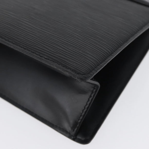 LOUIS VUITTON Epi Trousse Crete Pouch Black M48402 LV Auth fm5112