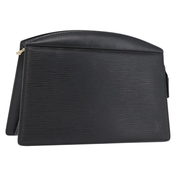 LOUIS VUITTON Epi Trousse Crete Pouch Black M48402 LV Auth fm5112