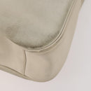 GUCCI Bamboo Shoulder Bag Suede Ivory Gold 001 2113 Auth fm5113-15