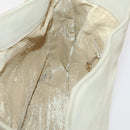 GUCCI Bamboo Shoulder Bag Suede Ivory Gold 001 2113 Auth fm5113-18