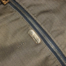 FENDI Zucca Canvas Vanity Hand Bag Black Brown gold Auth fm5114-18