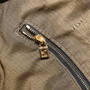 FENDI Zucca Canvas Vanity Hand Bag Black Brown gold Auth fm5114-21
